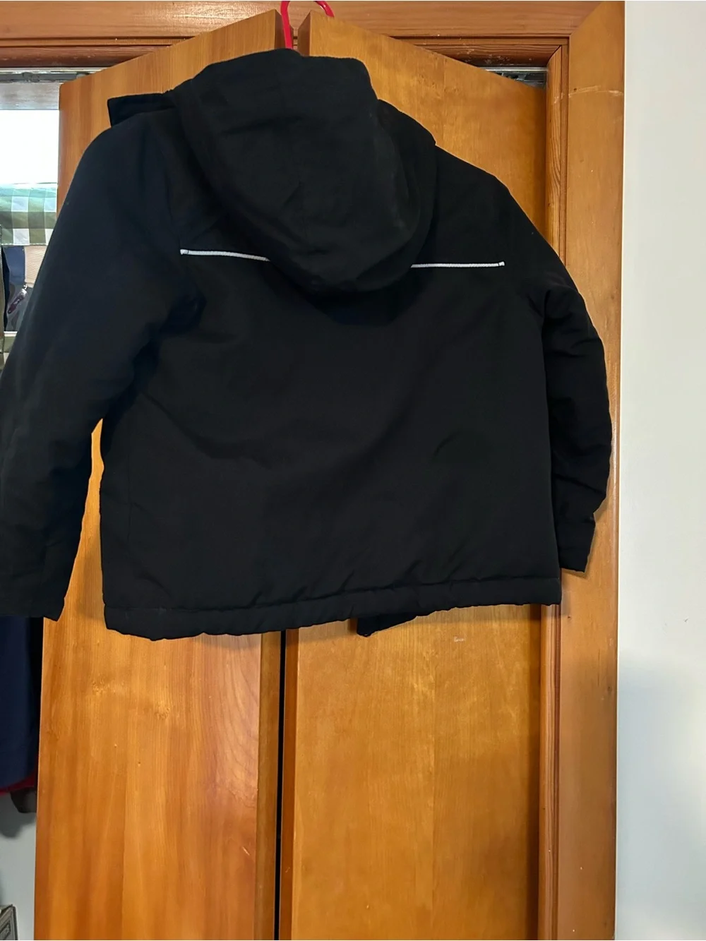 Kids Old Navy Black Hooded Winter Jacket